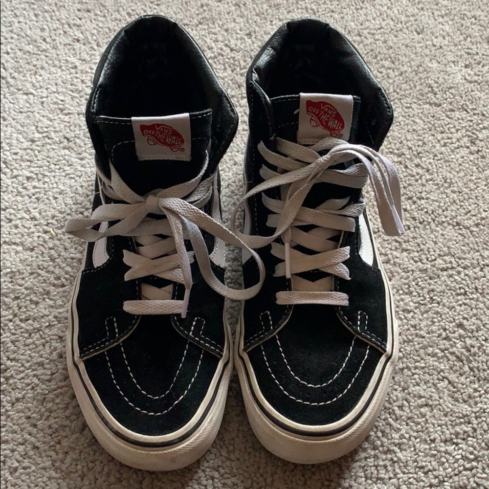 Black high top vans